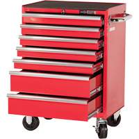 PRC2707 Pro Series Roller Cabinet, 7 Drawers, 27" W x 16" D x Red Par Equipment