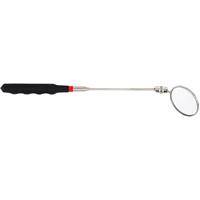 Round Face Telescopic Mirror, Circular, 2-1/4" L x 2-1/4" W, Telescopic Par Equipment
