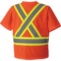 5994 T-shirt de s&eacute;curit&eacute; haute visibilit&eacute;, Polyester, 2T-Grand, Orange haute visibilit&eacute; Par Equipment