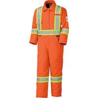 5532A High Visibility FR Rated & Arc Rated Safety Coveralls, Size 2X-Large, High Visibility Orange, 58 cal/cm² Par Equipment