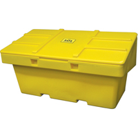 Salt Sand Container SOS™, With Hasp, 72" x 36" x 36", 36 cu. Ft., Yellow NJ119 | Par Equipment