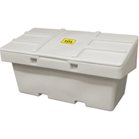 Salt Sand Container SOS™, With Hasp, 72" x 36" x 36", 36 cu. Ft., Grey NJ120 | Par Equipment