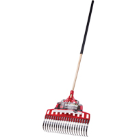 Multi-Purpose Lawn Rake, 20" Blade, 20 Tines, Hardwood Handle, Steel Blade Par Equipment