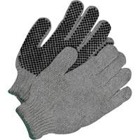 Classic Grip Gloves, Poly/Cotton, Single Sided, Medium NJC226 | Par Equipment