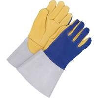 Gants pour soudeur TIG avec poignet de 5,5", Cuir fleur de daim, Taille 10 Par Equipment