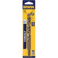 Heavy-Duty Jobber Drill Bit, High Speed Cobalt, 1/2", 6" L, 1-1/2" Flute, 135° Point Angle Par Equipment