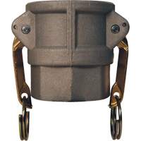 Coupleur &agrave; came et cannelure Global, Aluminium, Type D, 2", NPT femelle, 250 PSI Par Equipment