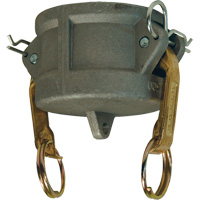 Couvercle anti-poussi&egrave;re &agrave; came et cannelure Global, Aluminium, Type DC, 2" Par Equipment