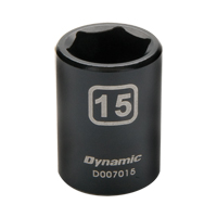 Metric Socket, Impact, 12 mm, 3/8" Drive, 6 Points Par Equipment