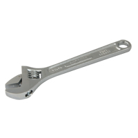 Adjustable Wrench, 12" L, 1-1/2" Max Width, Chrome NJH983 | Par Equipment