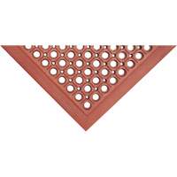 Tapis de s&eacute;rie Competitor, &agrave; fentes, 3' x 5' x 7/8", Orange, Caoutchouc naturel Par Equipment