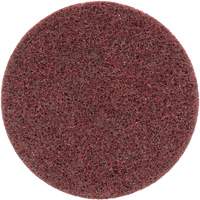 Disque de conditionnement de surface , SC-DR Roloc Scotch-Brite, 4" dia., Grain Moyen, Oxyde d'aluminium Par Equipment
