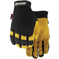 Flextime Water Resistant Gloves, Grain Goatskin Palm, Size Large Par Equipment