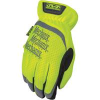 FastFit&reg; High-Visibility Work Gloves, Synthetic Palm, Size Medium/9 Par Equipment