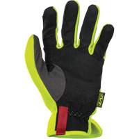 FastFit&reg; High-Visibility Work Gloves, Synthetic Palm, Size Medium/9 Par Equipment