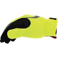 FastFit&reg; High-Visibility Work Gloves, Synthetic Palm, Size Medium/9 Par Equipment