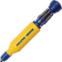 Tournevis multi embouts en acier inoxydable Original 15-en-1, 8-37/50" lo, Prise Textur&eacute; Par Equipment
