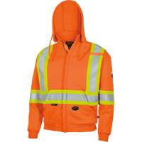 338SF Capuche &agrave; fermeture &eacute;clair ignifug&eacute;e, Hommes, T-Grand, Orange haute visibilit&eacute;, 22 cal/cm² Par Equipment