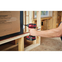 M18 Cordless Hex Impact Driver Kit, 1/4", 1500 in-lbs Max. Torque, 18 V, Lithium-Ion Par Equipment
