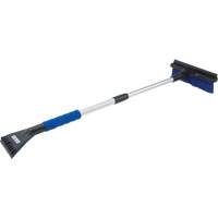 Snow Brush, Telescopic, Polypropylene Blade, 32-1/2" Long, Blue NM980 | Par Equipment