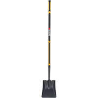 Pelle carr&eacute;e Pro, Fibre de verre, Lame Acier durci, Manche en Droit, Longueur 48" Par Equipment