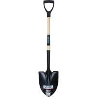 Round Point Shovel, Tempered Steel Blade, Hardwood, D-Grip Handle NN243 | Par Equipment