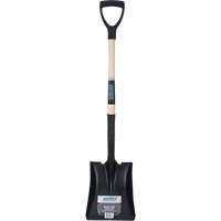 Square Point Shovel, Hardwood, Tempered Steel Blade, D-Grip Handle, 29" Long NN245 | Par Equipment