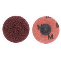 Quick-Change Buffing Disc, 2" Dia., Medium Grit, Aluminum Oxide Par Equipment