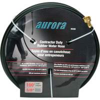 Tuyau en caoutchouc de calibre entrepreneur, Caoutchouc, 5/8" dia x 100' Par Equipment