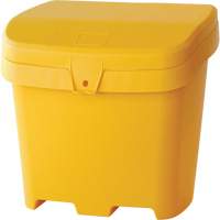 Salt & Sand Container, With Hasp, 21" x 27" x 26", 4.24 cu. ft., Yellow NO614 | Par Equipment