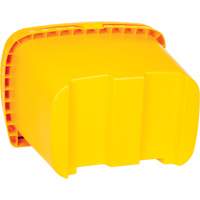 Salt & Sand Storage Bins, With Hasp, 21" x 27" x 26", 4.24 cu. ft., Yellow Par Equipment