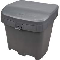 Salt & Sand Storage Bins, With Hasp, 21" x 27" x 26", 4.24 cu. ft., Grey Par Equipment