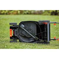 Lawn Mower with Comfort Grip Handle, Push Walk-Behind, Electric, 17" Cutting Width Par Equipment