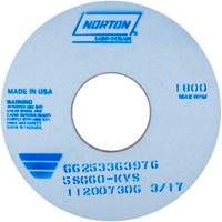 Tool Room Wheel, Type 01, Ceramic Alumina, 14" x 1" Par Equipment