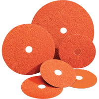 Disques en fibre Blaze, C&eacute;ramique d'alumine, 24, 4-1/2" Dia x 7/8" Arbre Par Equipment
