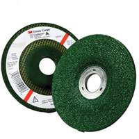 Meule &agrave; moyeu d&eacute;port&eacute; Green Corps, 4-1/2" x 1/4", Arbre 7/8", Oxyde d'aluminium, Type 27 Par Equipment