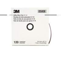 Utility Roll 211K, Aluminum Oxide, 1" W x 150' L, 120 Grit Par Equipment