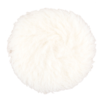 Finesse-it Natural Buffing Pad, 3" Dia., Wool Par Equipment