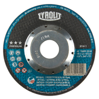 Meule &agrave; tronçonner 2-en-1 de premi&egrave;re qualit&eacute; Thincut, 4-1/2" x 0,045", Arbre de 7/8", Type 27, Oxyde d'aluminium, 13 300 Tr/min Par Equipment