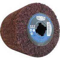 Pro-Line Surface Conditioning Drum, 4" Dia. x 4" W, 3/4" Arbor, Medium Grit, Aluminum Oxide Par Equipment