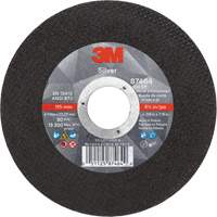 Silver Cut-Off Wheel, 4-1/2" x 0.04", 7/8" Arbor, Type 1, Ceramic, 13300 RPM Par Equipment