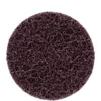 Disque de brossage et de finition Roloc Scotch-Brite, 3" dia., Grain Moyen, Carbure de silicium Par Equipment