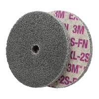 Scotch-Brite EXL Unitized Wheel, 6" x 1/4", 1/4" Arbor, Fine Grit, Aluminum Oxide/Ceramic/Zirconium Par Equipment
