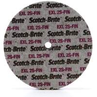 Scotch-Brite EXL Unitized Wheel, 6" x 1/4", 1/4" Arbor, Fine Grit, Silicon Carbide Par Equipment