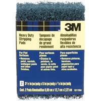 Heavy-Duty Stripping Pads, Aluminum Oxide, 3-1/2" x 5", Coarse Grit NV677 | Par Equipment