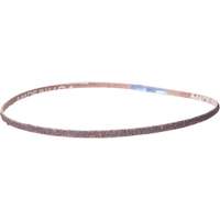 Courroie en toile pour ponceuse Metalite, 3/8" la x 13" lo, Oxyde d'aluminium, Grain Cors&eacute;/P80 Par Equipment