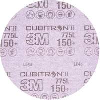 Cubitron II Hookit 775L Series Film Sanding Disc, 6" Dia., 150+ Grit, Ceramic, 3 mils Par Equipment