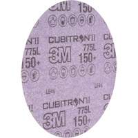 Cubitron II Hookit 775L Series Film Sanding Disc, 6" Dia., 150+ Grit, Ceramic, 3 mils Par Equipment