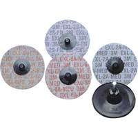 Produits Buff & Blend - Meules homog&egrave;nes EXL Roloc Scotch-Brite, 2" x Grain de 6A, Oxyde d'aluminium Par Equipment
