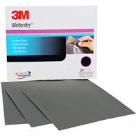 Feuille abrasive Wetordry, 9" x 11", Grain P220, Oxyde d'aluminium Par Equipment